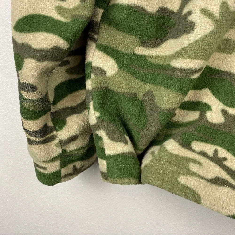 Columbia Camo Fleece Full Zip Jacket - Size Youth 14/16